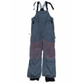 Burton Universe Vintage Adult Large Gray Blue Snowboard Bib Pants