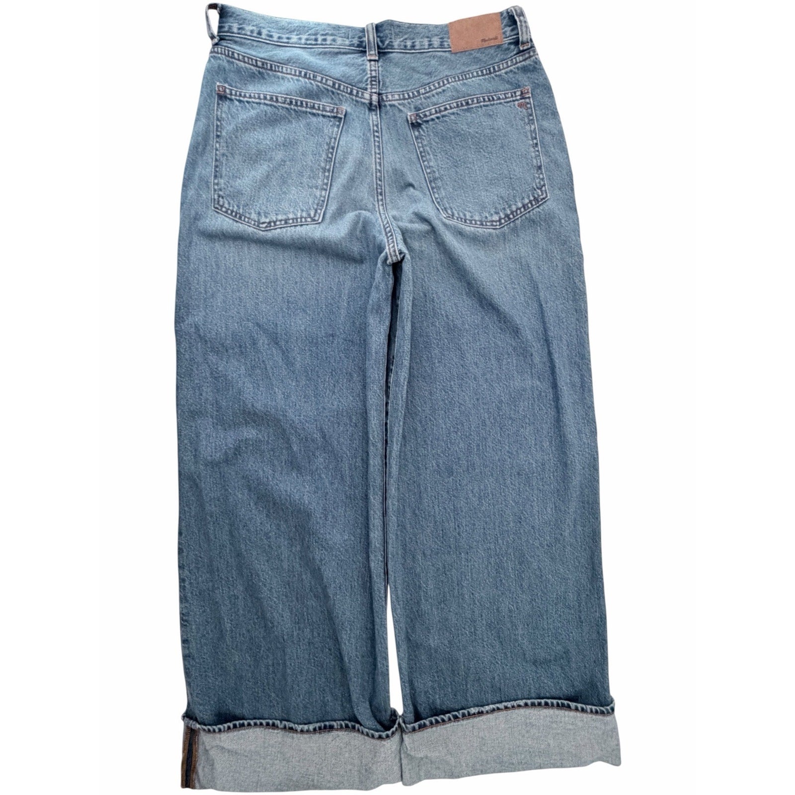 Madewell Superwide Leg Jeans Womens 29 Blue Denim