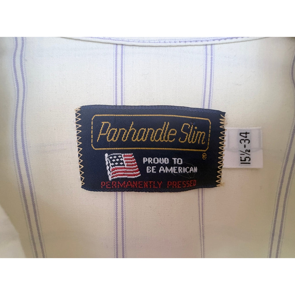 Vintage Panhandle Slim Western Shirt Mens 15.5 34