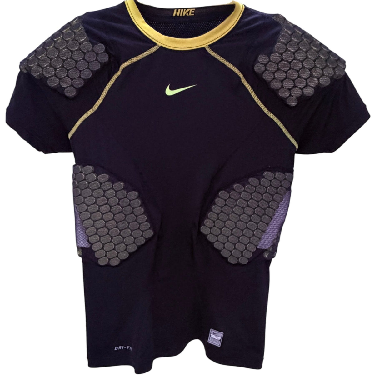 Nike Men's Black Nike Pro Combat T-Shirt — front view