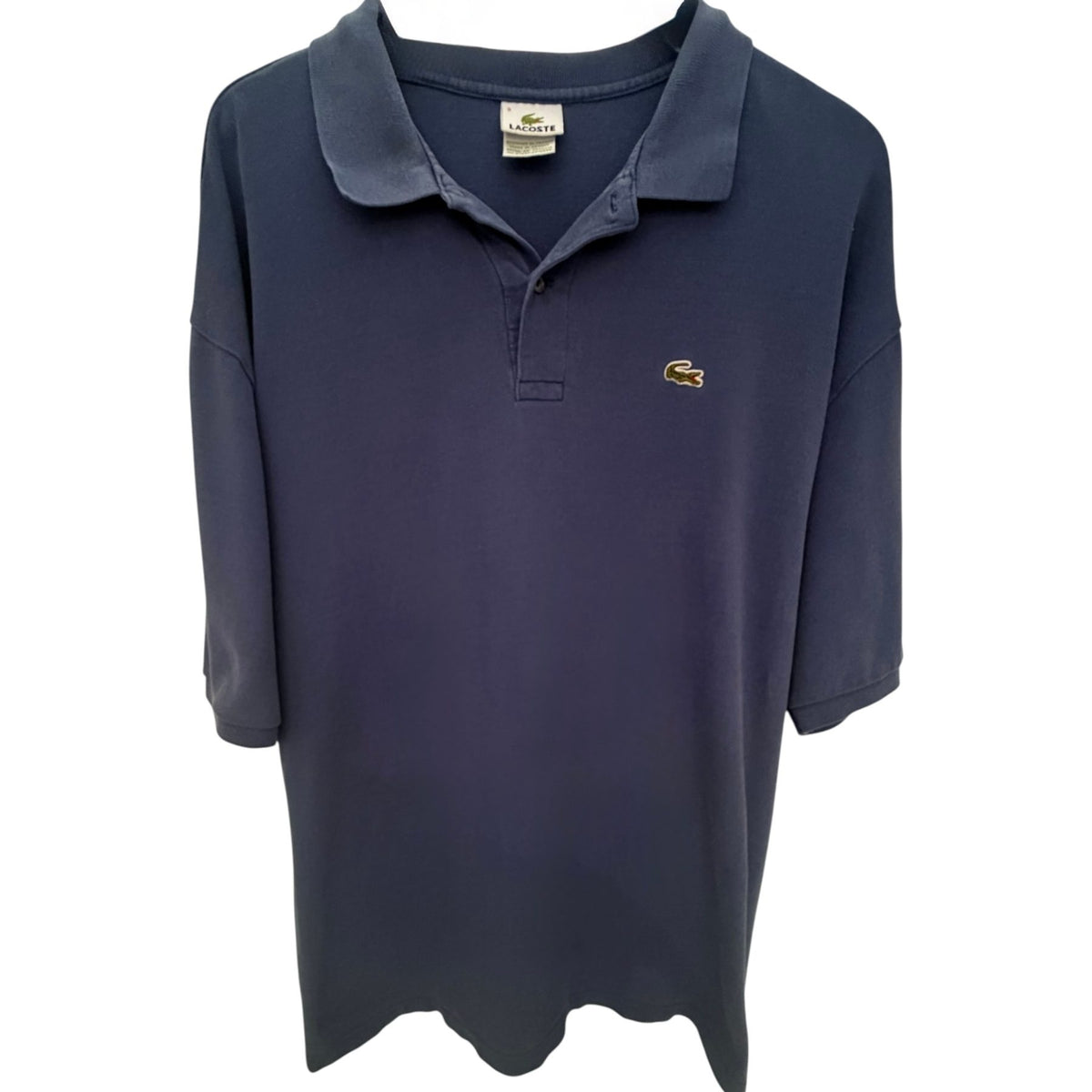 Lacoste Men's Navy Blue Polo — front view