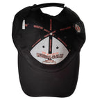 Harley-Davidson Men's Black Harley-Davidson Motorcycles Route 66 Harley-Davidson Tulsa, OK Hat — back view