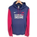 Nike Men's Navy Blue Cleveland Indians Genuine Merchandise Hoodie — front view