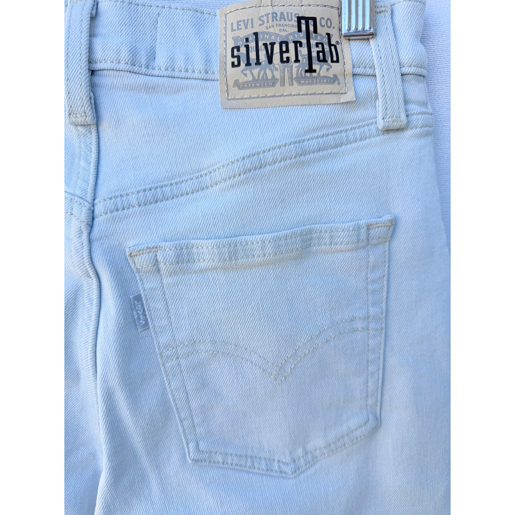Levi Strauss SilverTab Mom Jeans Womens 27 Light Wash Denim