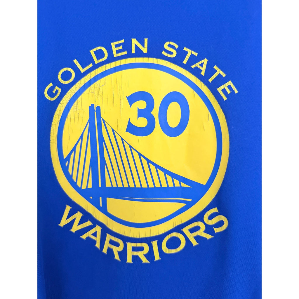 Adidas Golden State Warriors Stephen Curry 30 NBA Jersey Womens Small Blue