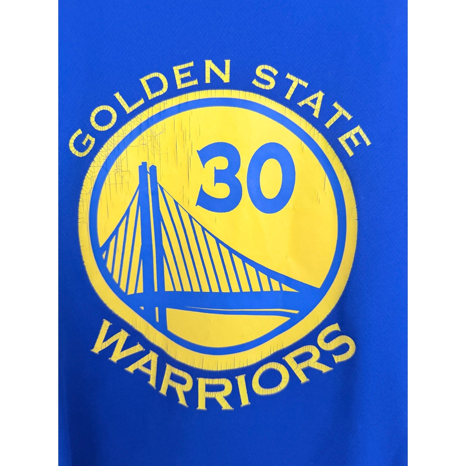 Adidas Golden State Warriors Stephen Curry 30 NBA Jersey Womens Small Blue