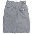Ralph Lauren Skirt Womens Size 2 Blue White Seersucker Striped Mini Skirt