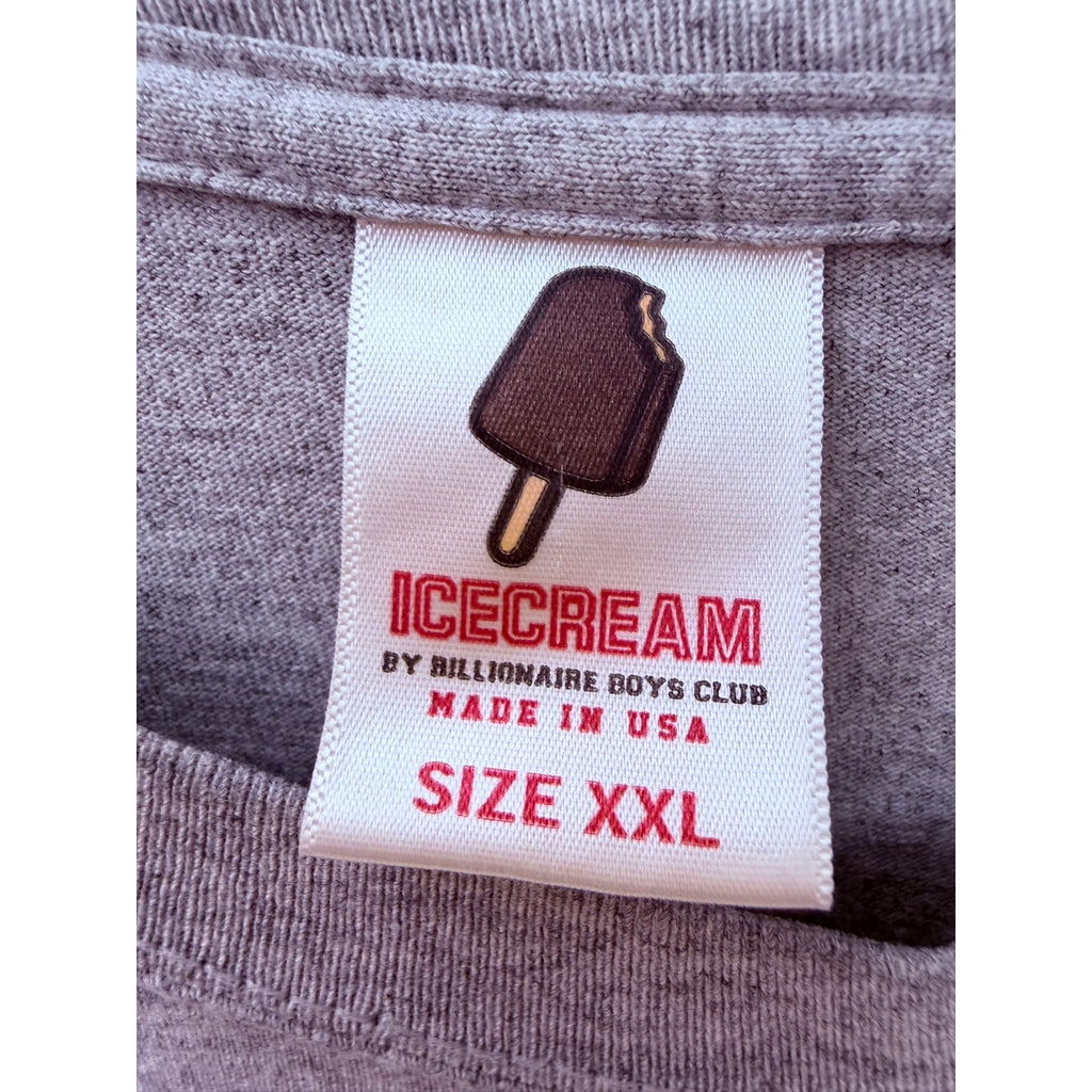 Icecream BBC Graphic T Shirt Mens XXL Gray Billionaire Boys Club USA Made