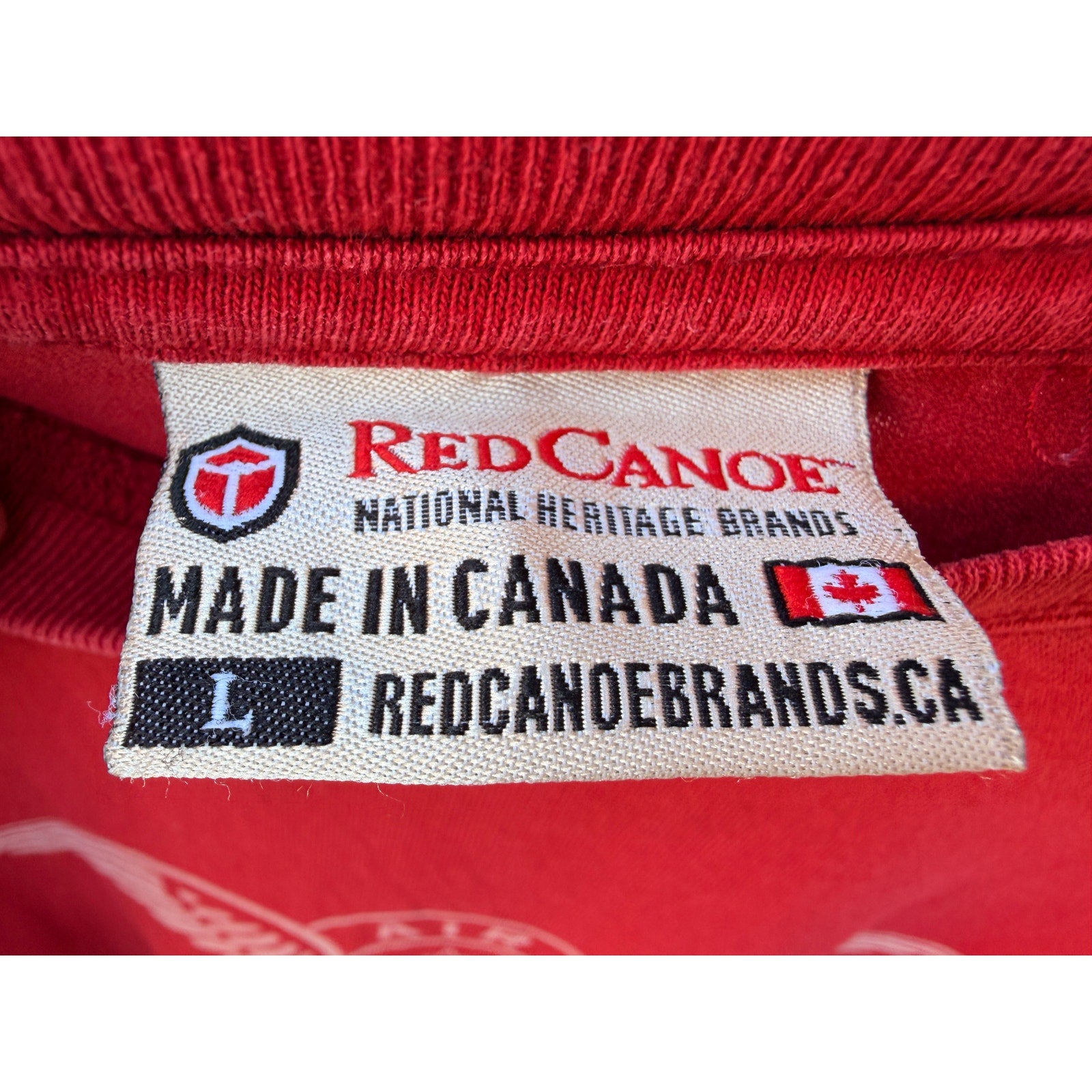 Red Canoe Red Air Service Canada Short Sleeve T-Shirt Large