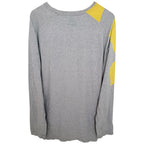 Husqvarna Men's Gray Husqvarna Motorcycles Colorblock Raglan T-Shirt — back view