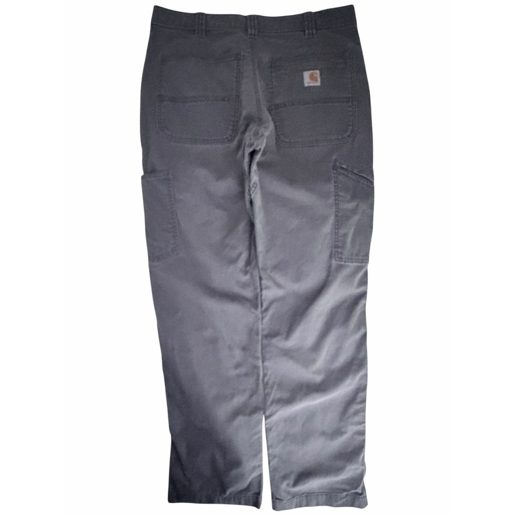 Carhartt Rugged Flex Double Front Utility Work Pants Mens Gray 32x32 Relaxed Fit