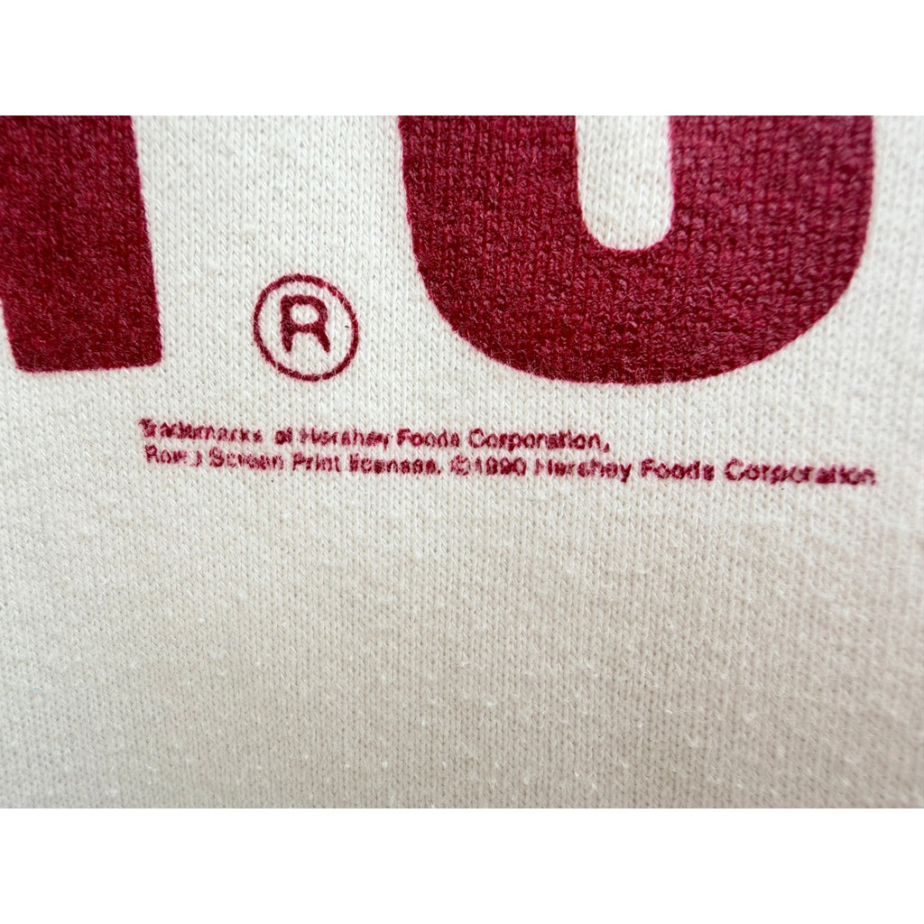 Vintage Hersheys Sweatshirt Mens XL White Crewneck USA Made Pullover