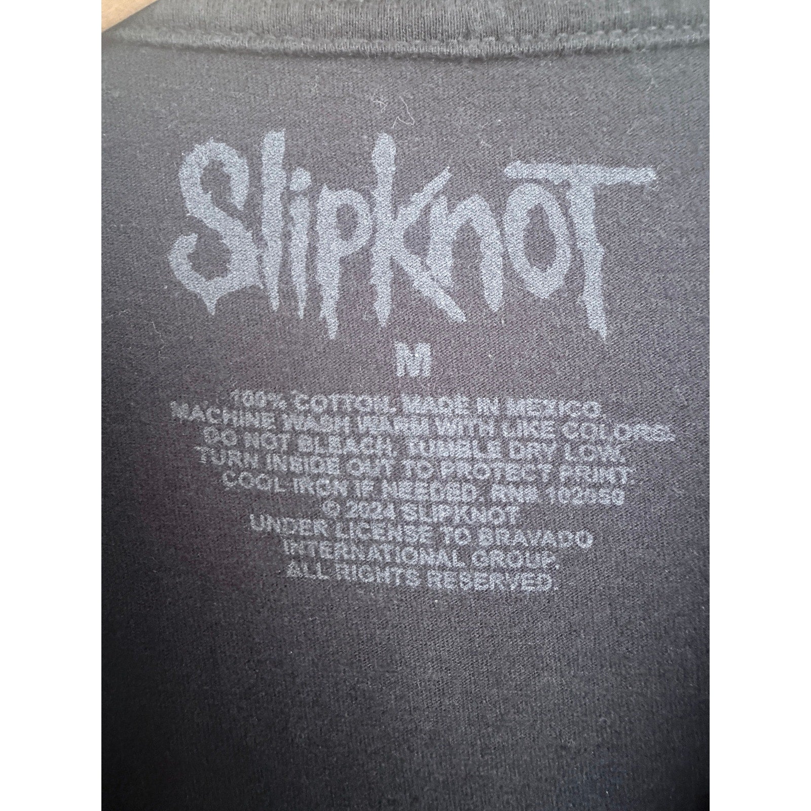 Slipknot Subliminal Verses World Tour 2005 Band T Shirt Mens Medium Black