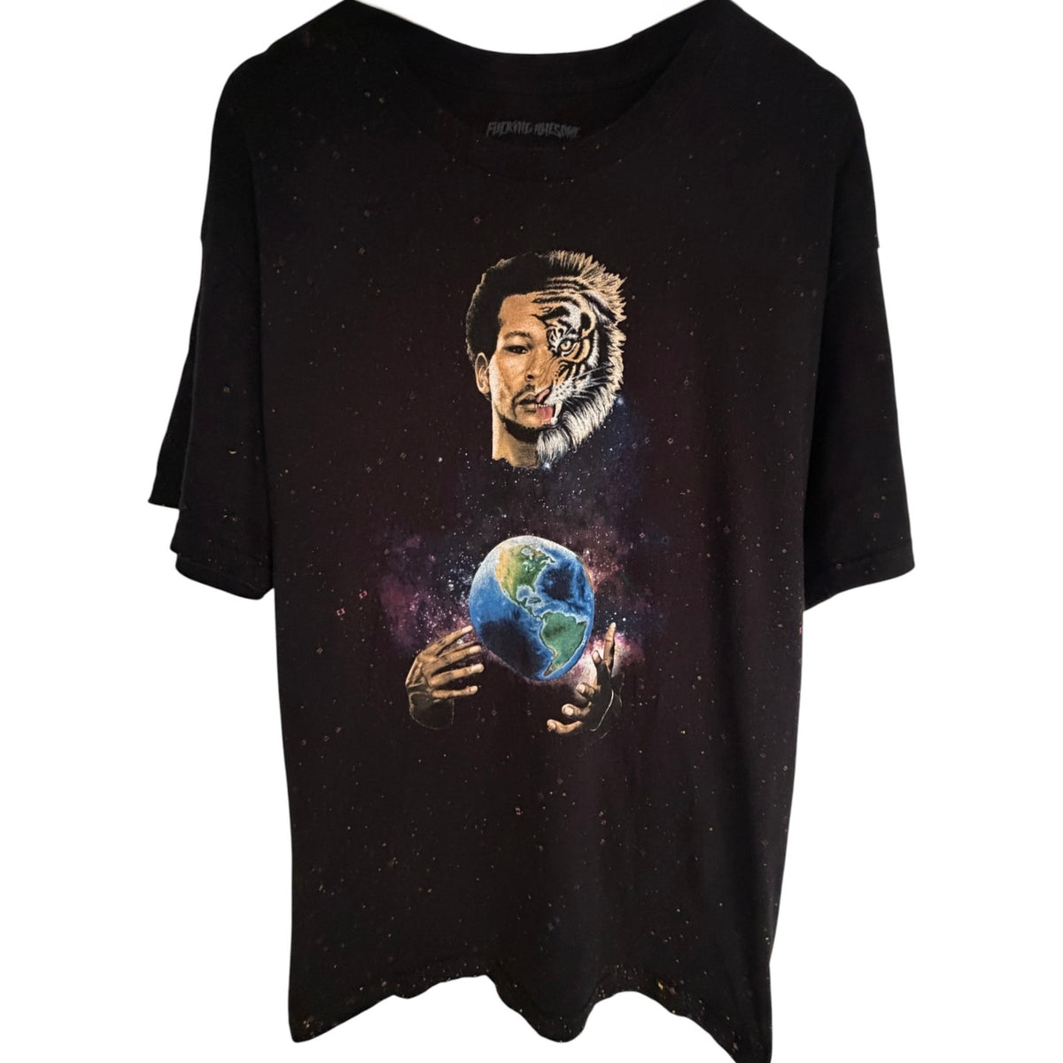 F*cking Awesome Black X Cotton T-Shirt - Men's L