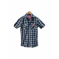 Superdry S&D Plaid Short Sleeve Button Down Shirt Small