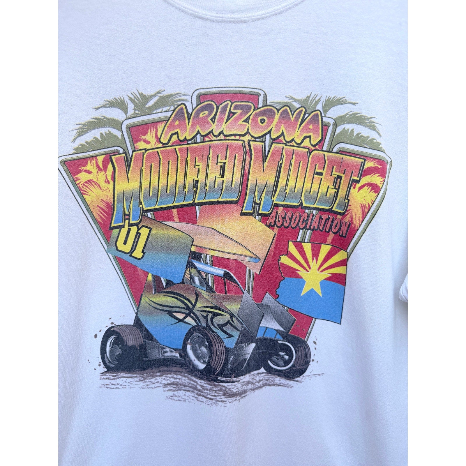 Arizona Modified Midget Association Graphic T Shirt Mens L Racing AZ A.M.M.A Tee