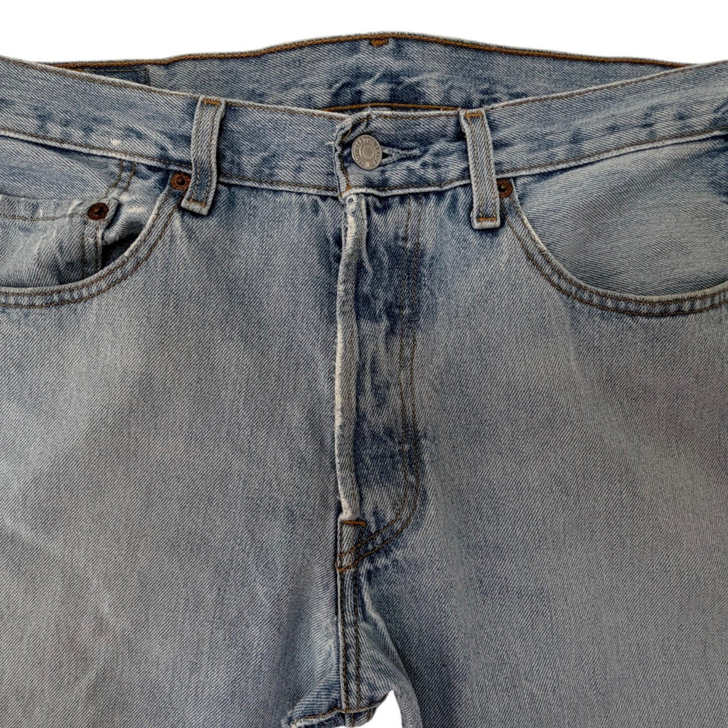 Levi's Men's Light Blue 501 Original Fit Jeans — view 5