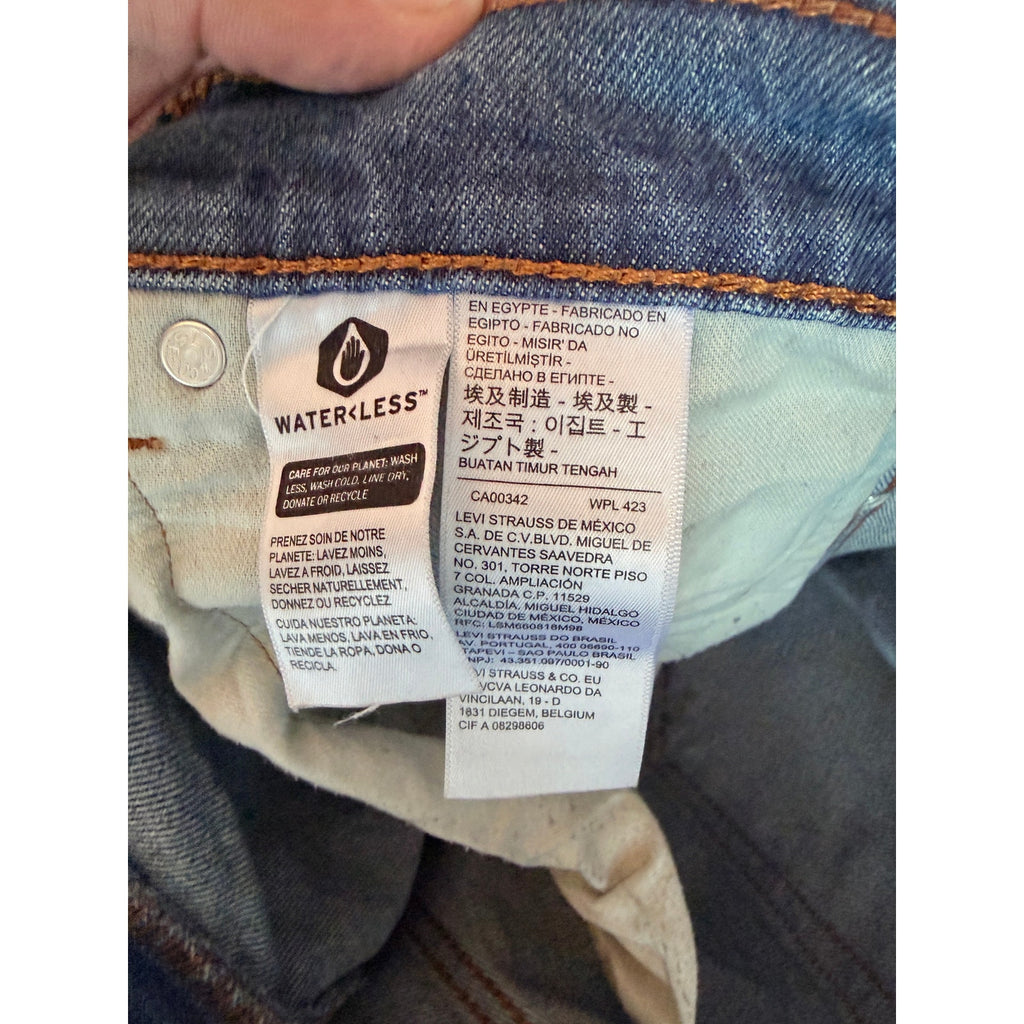 Levi Strauss 550 Jeans Mens 35x32 Blue Denim Relaxed Fit Classic Pants