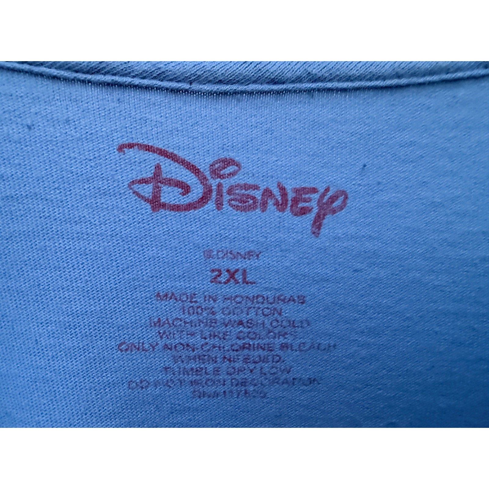 Disney Dumbo Graphic T Shirt Mens 2XL Blue Vintage Style Cartoon Tee
