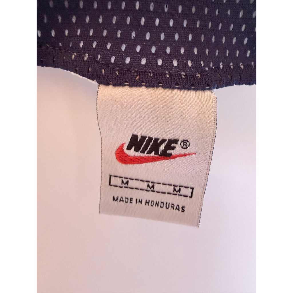 Nike Reversible Mesh Tank Top Mens Medium Blue White Swoosh Athletic
