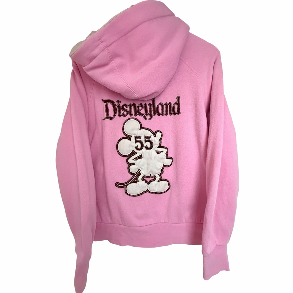 Disneyland Mickey Mouse Sherpa Hoodie Womens XL