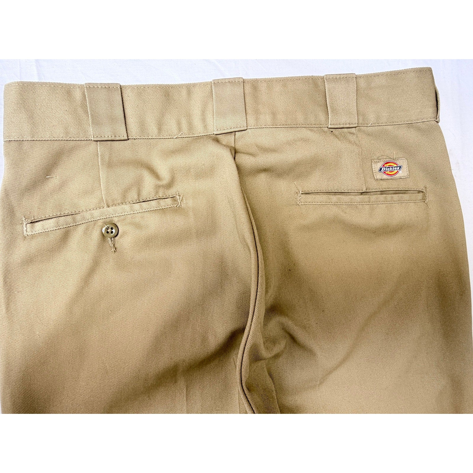 Dickies 874 Work Pants Mens 33x31 Khaki Straight Leg Original Fit Uniform