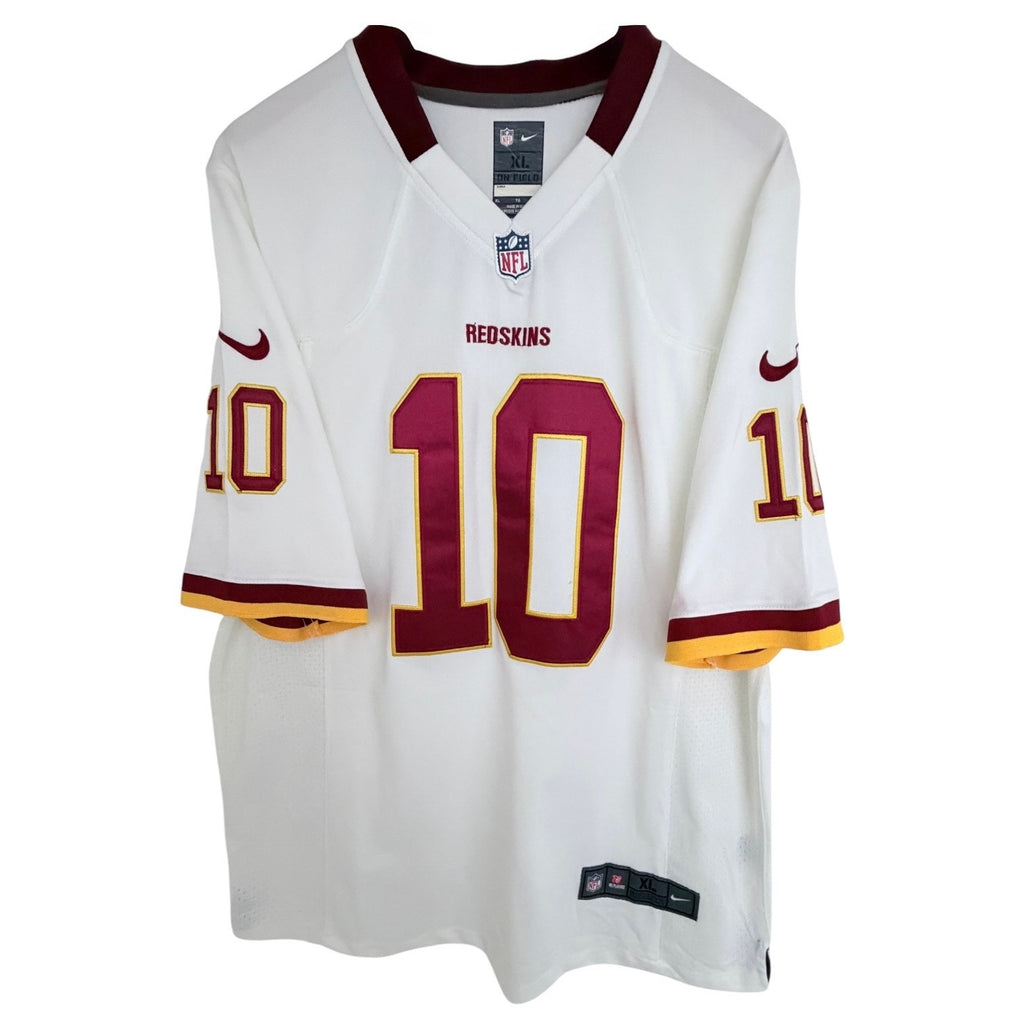 Nike Washington Commanders Robert Griffin III 10 NFL Field Jersey Mens XL White