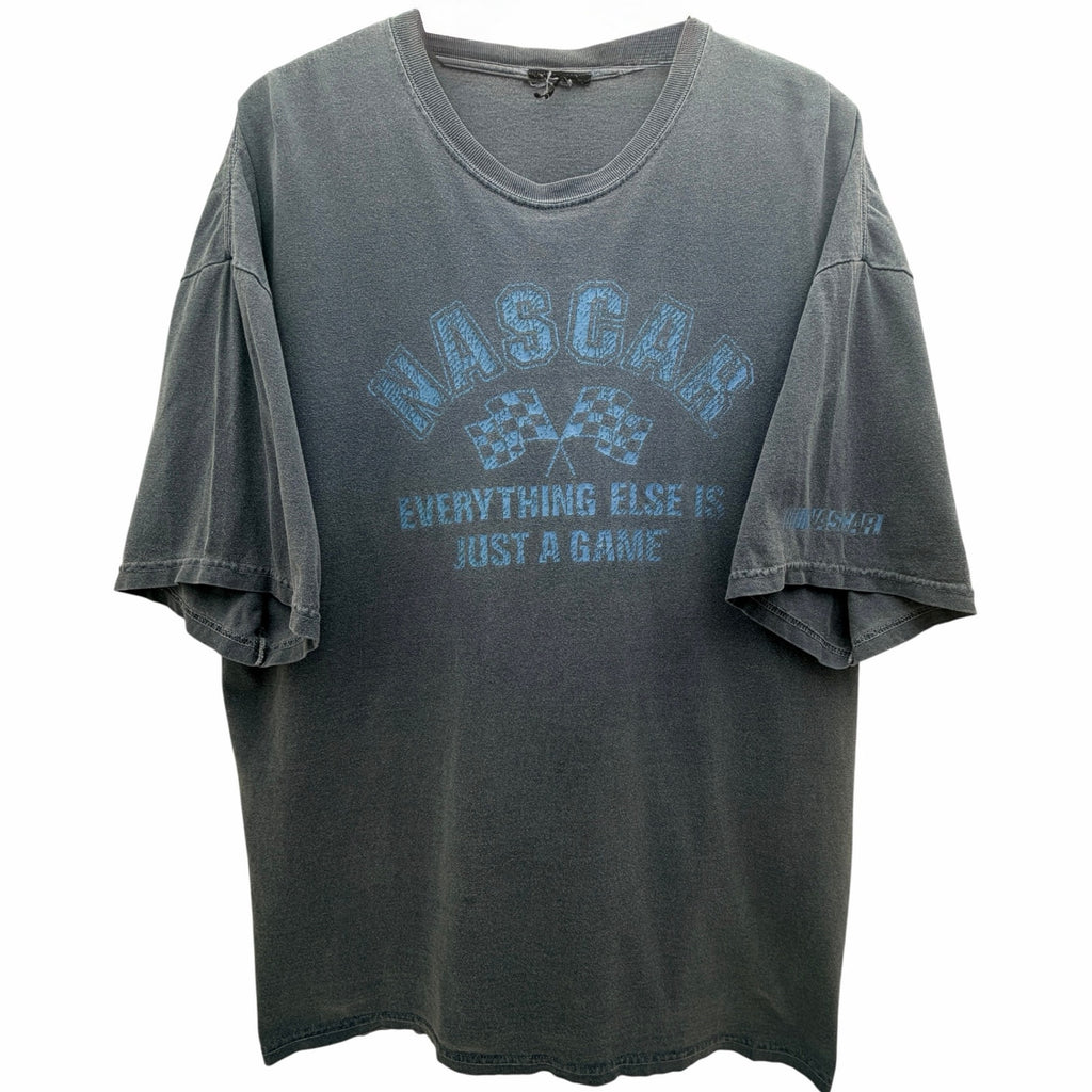 NASCAR Everything Else Is Just a Game Distressed Blue T-Shirt Men's 2XL