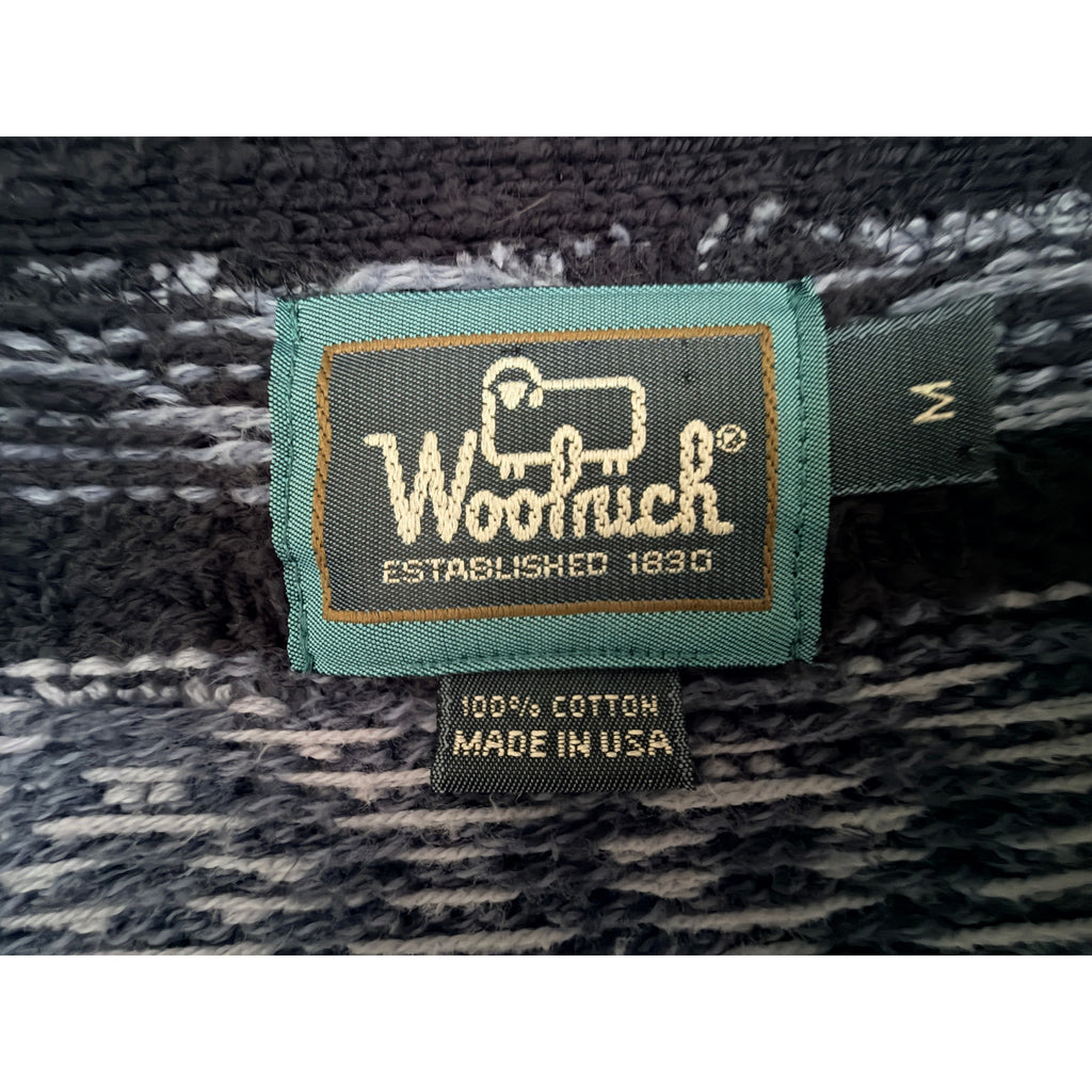 Woolrich Made USA Cotton Cardigan Sweater M