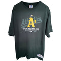 Majestic Oakland Athletics Spring Training 2006 Graphic T Shirt Mens Large Green