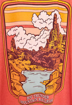 Disney Men's Orange Disney Crewneck T-Shirt — brand label