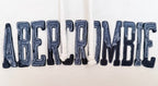 Abercrombie & Fitch Women's White Full-Zip Fleece Hooded Hoodie — view 4