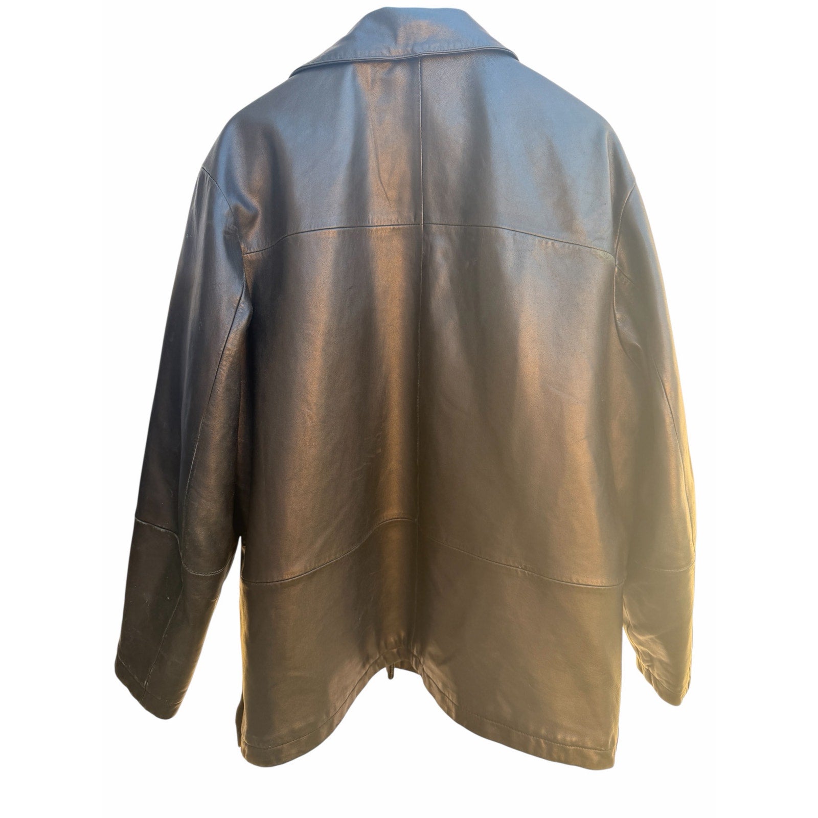 Pelle Studio Wilsons Black Leather Jacket Mens XL Thinsulate