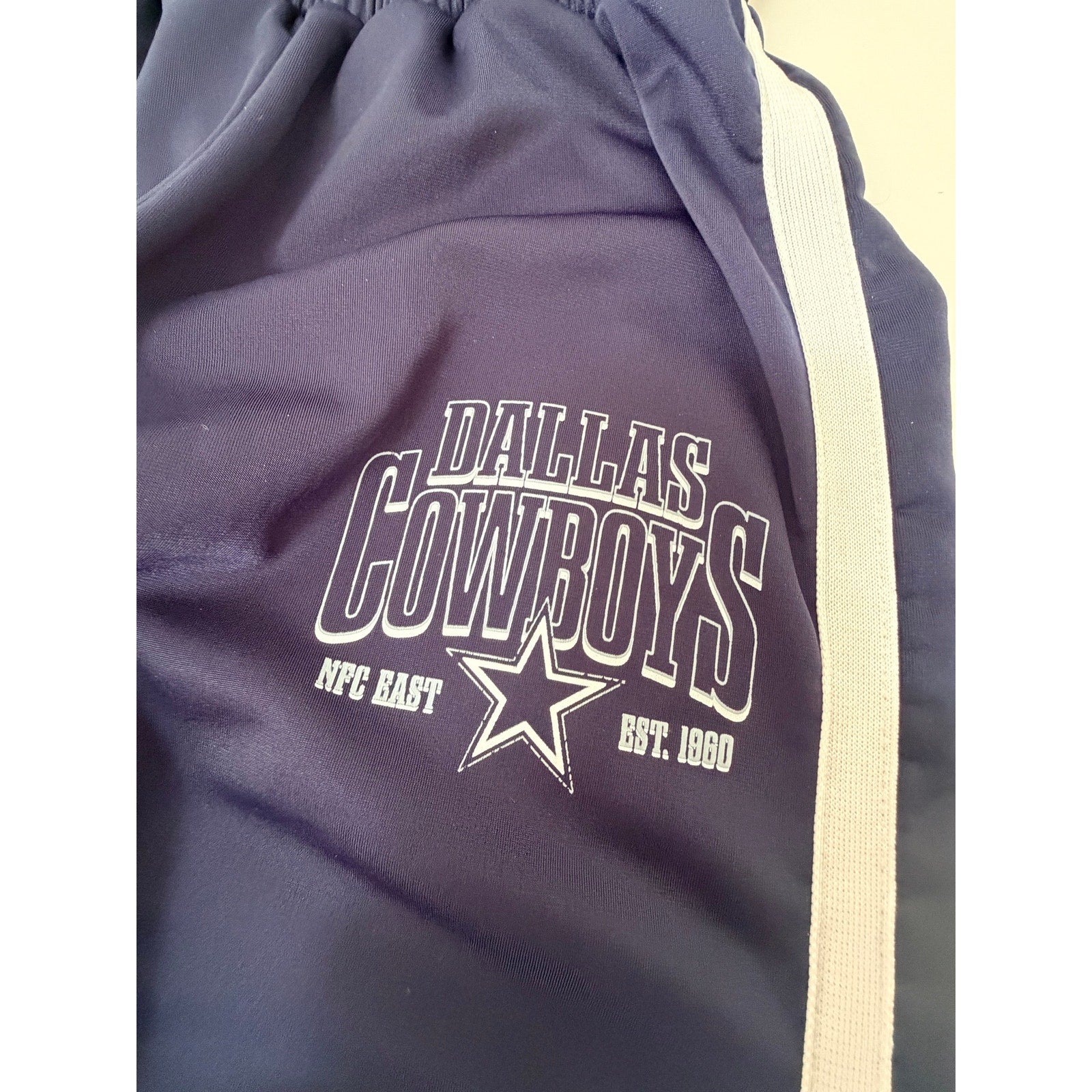 Dallas Cowboys NFL Track Pants Women's Small Navy White additional view 2
