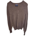 Pendleton Pure Virgin Wool V Neck Sweater Mens Medium Brown USA Made