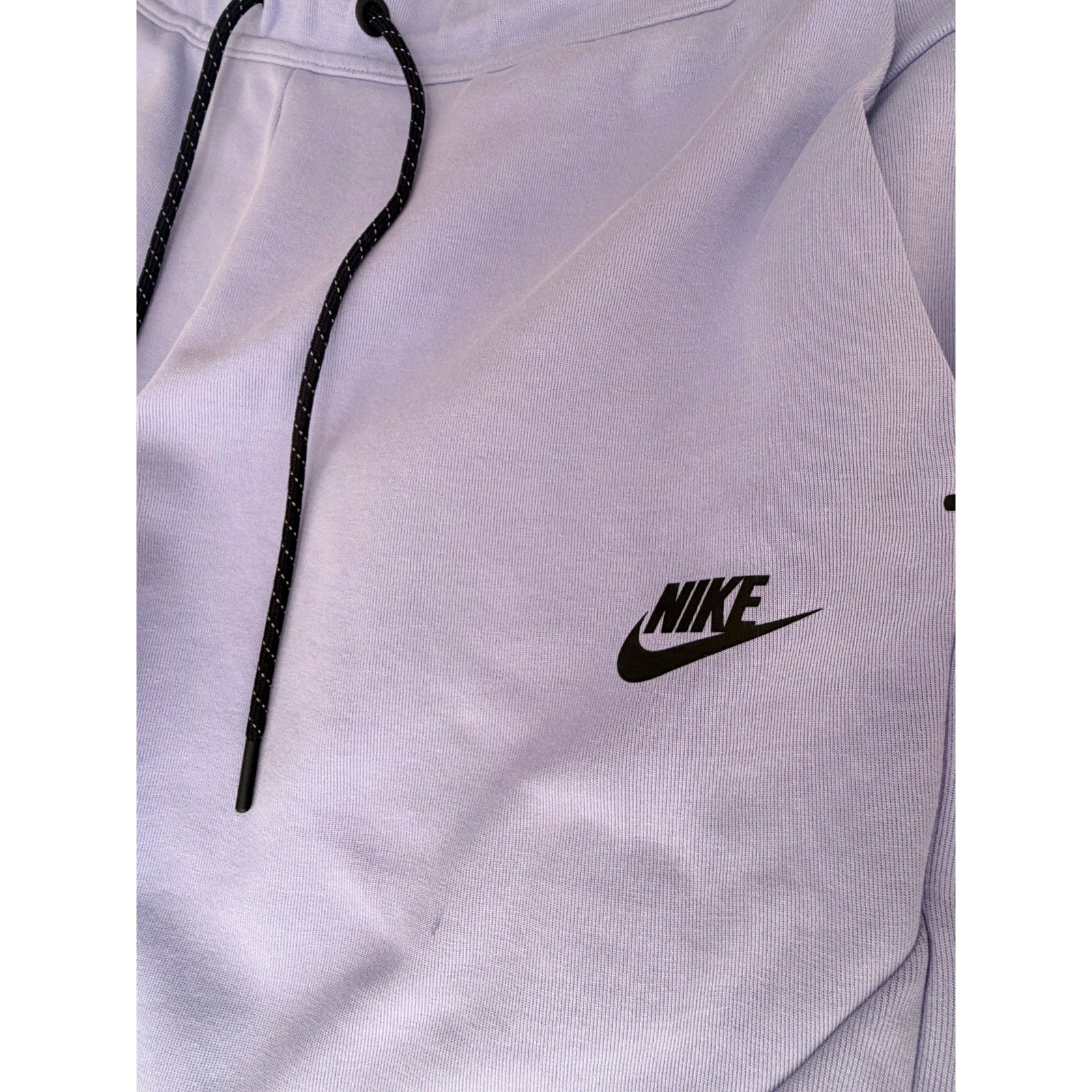 Nike Mens Large Lavender Jogger Sweatpants Athletic Fleece Swoosh