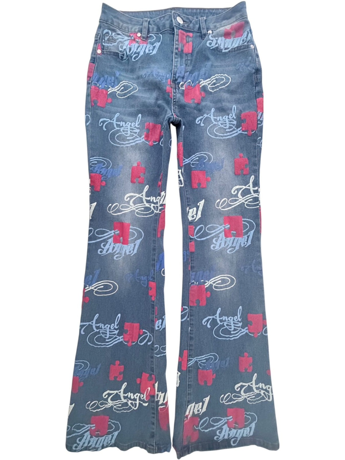 Angel Women's Blue Jeans — front view