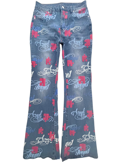 Angel Women's Blue Jeans — front view