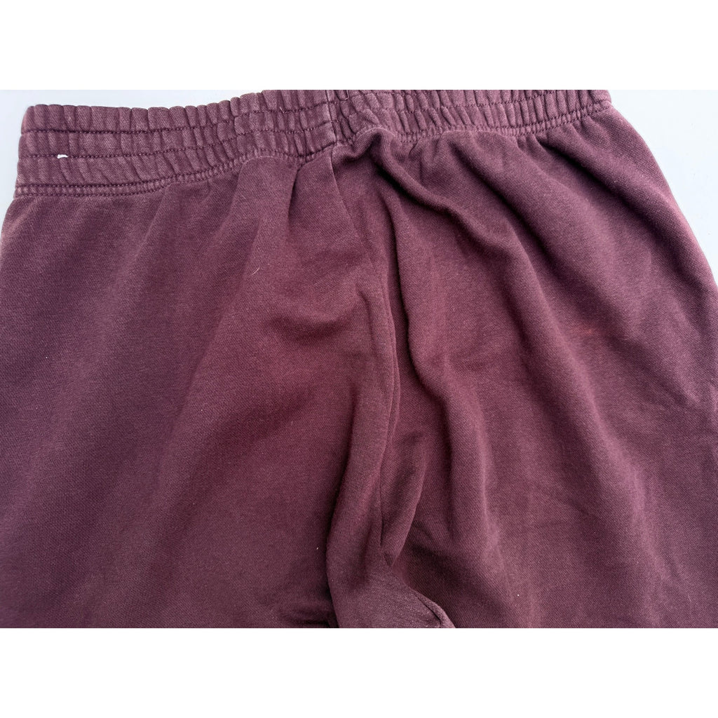 Nike Sweatpants Mens Large Brown Embroidered Swoosh Jogger Fleece Lounge Pants