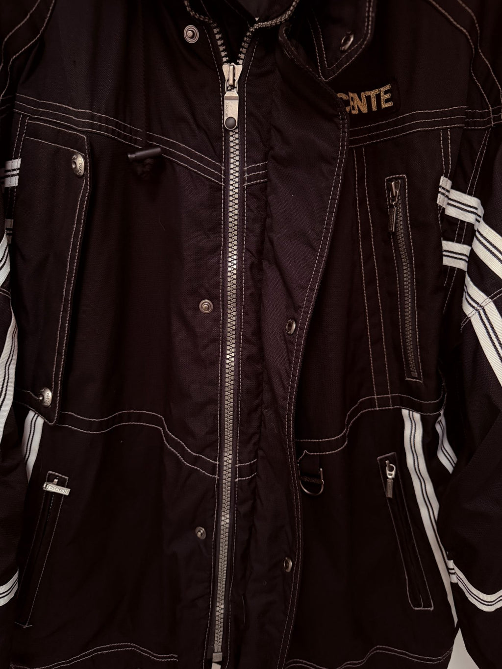 Descente Men's Black Colorblock Full-Zip Hooded Jacket — view 5