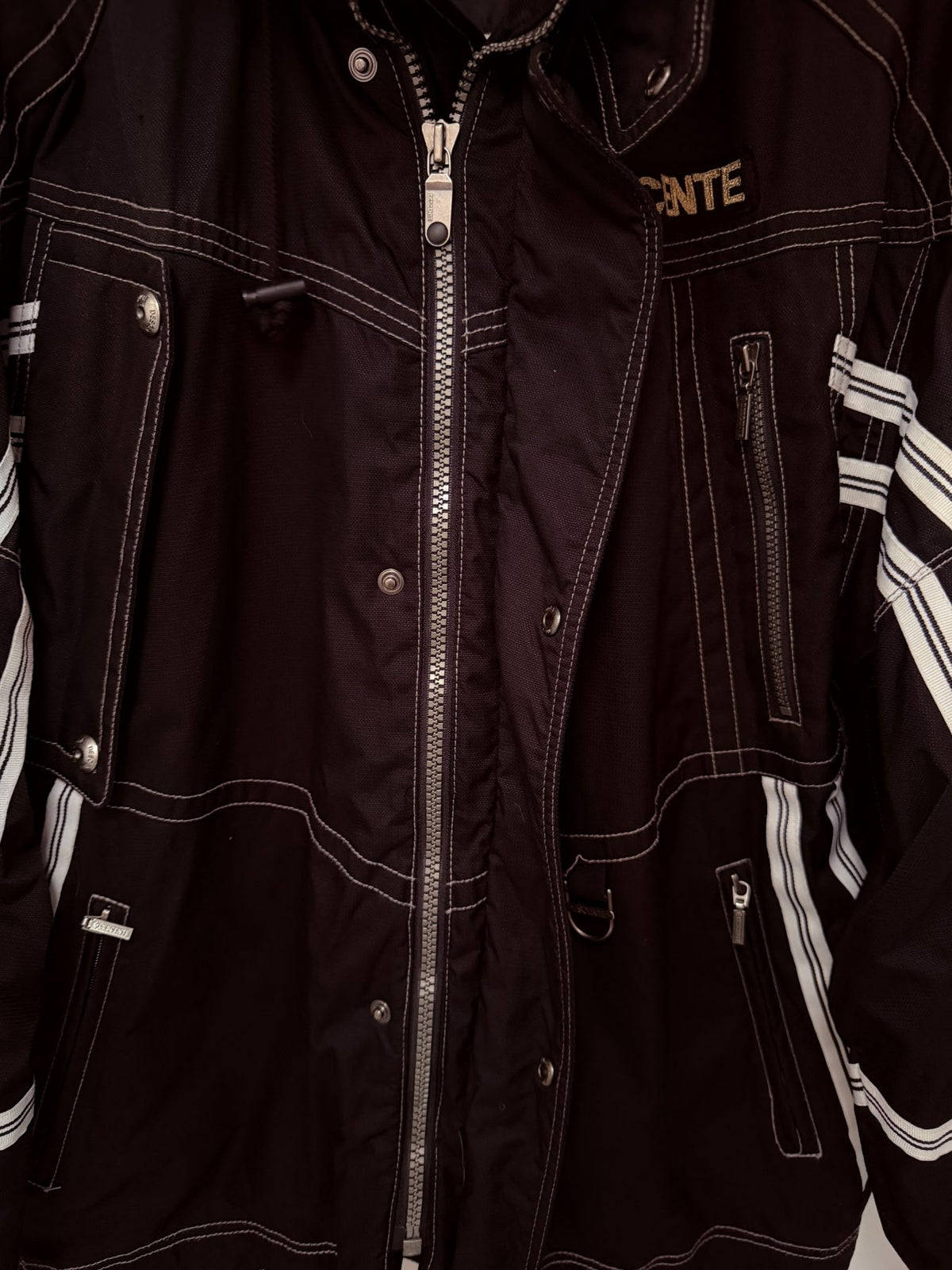 Descente Men's Black Colorblock Full-Zip Hooded Jacket — view 5