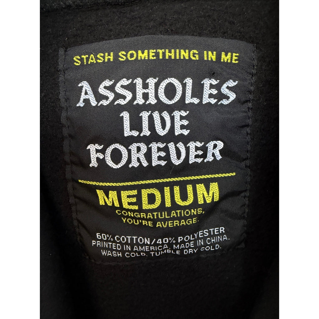Ecstasy Graphic Hoodie Mens Large Black Logo Pullover Streetwear