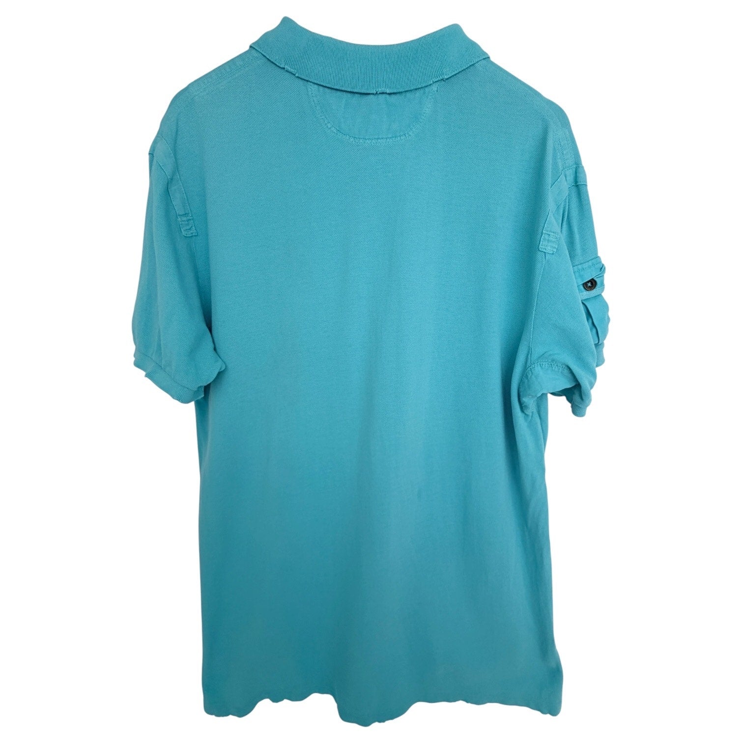 Polo Ralph Lauren Polo Shirt Mens XL Aqua Blue Custom Fit Pony Logo