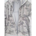 Athleta Full Zip Hoodie Womens XL Gray Camo Athletic Sweatshirt - product photo 4