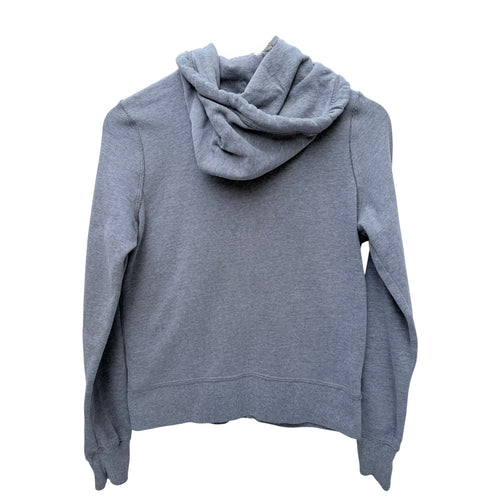 Abercrombie & Fitch Hoodie Womens XS Gray Full Zip Logo Sweatshirt Casual