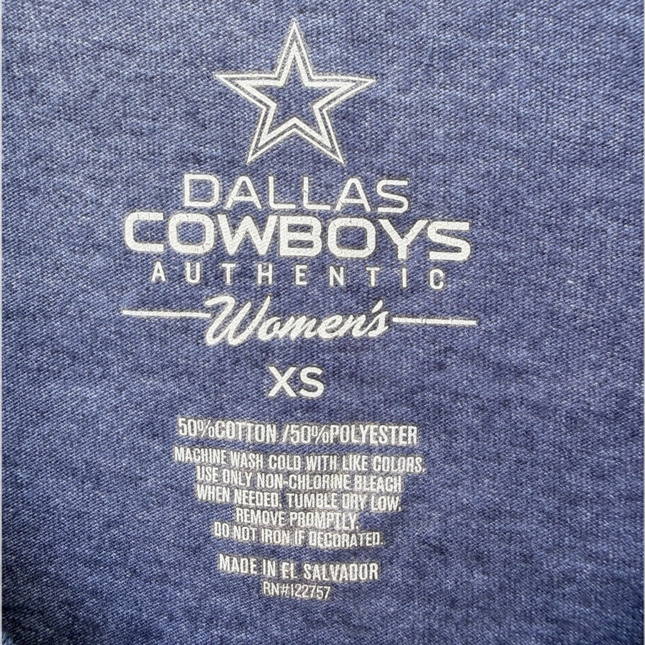 NFL Blue Tops Womens Dallas Cowboys modern top