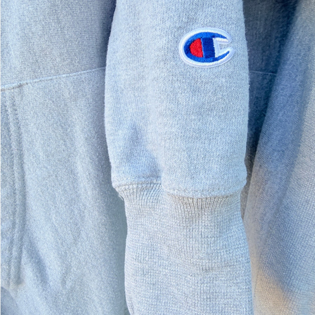 Champion Reverse Weave Hoodie Mens Large Gray Heavyweight Pullover
