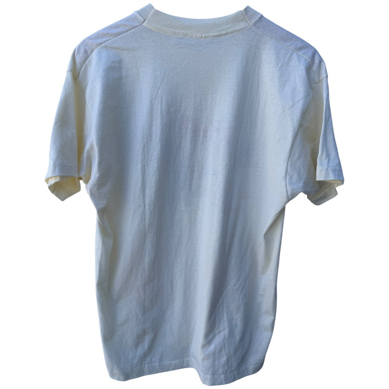 Single Stitch Curtiss Jenny Airplane Graphic T Shirt Mens L White Vintage Plane