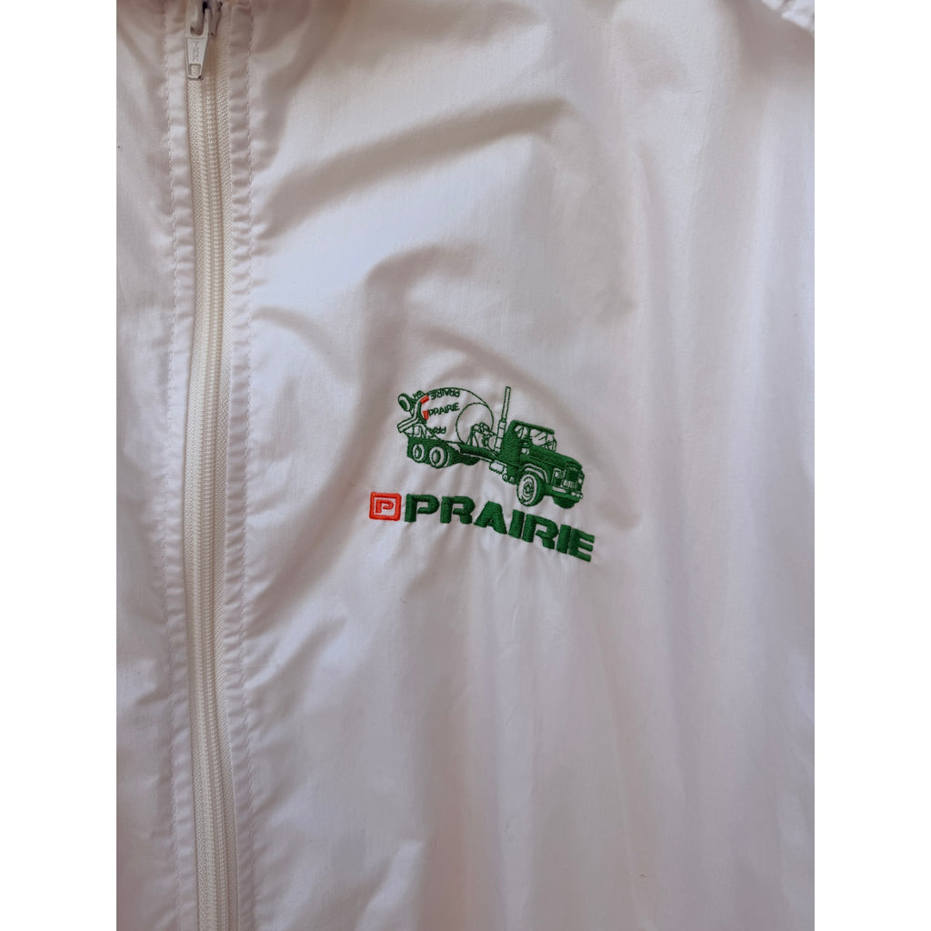 Prairie Wind Embroidered Jacket Mens XL White Western Workwear Vintage