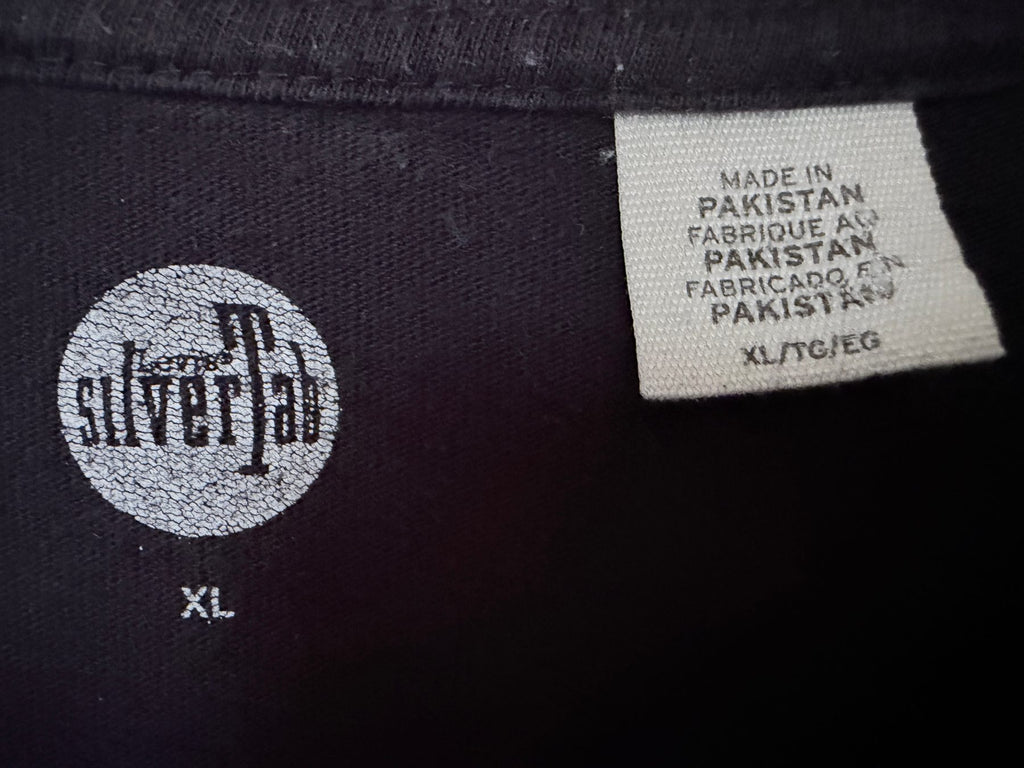 Levi's Men's Black Oversized Crewneck T-Shirt — brand label